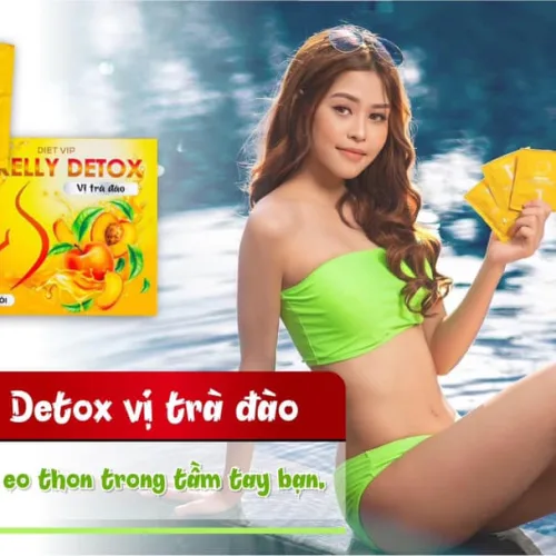 Dáng đẹp hơn mỗi ngày cùng giảm cân trà đào KELLY DETOX
