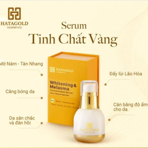 Đánh bay nám tàn nhang cùng serum tinh chất vàng 24k Hatagold