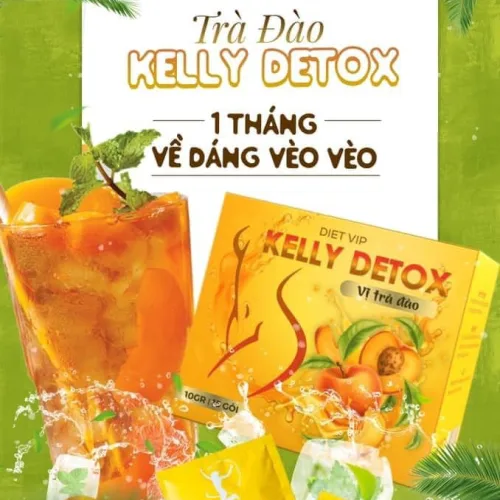 Đánh bay nổi lo về cân nặng với trà đào KELLY DETOX