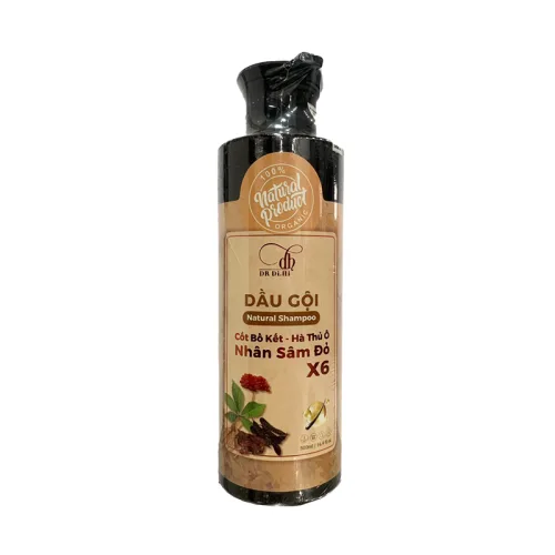 Dầu Gội Cốt Bồ Kết Hà Thủ Ô Nhân Sâm Đỏ X6 Dr Di Hi