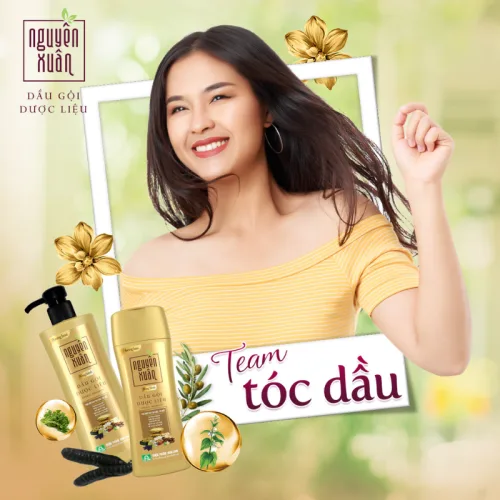Dầu Gội Dược Liệu Nguyên Xuân Bồng Bềnh 250ml - Màu Kem