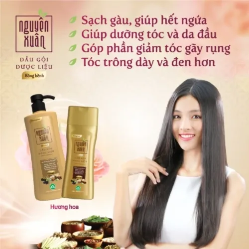 Dầu Gội Dược Liệu Nguyên Xuân Bồng Bềnh 250ml - Màu Kem