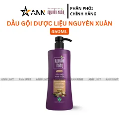 Dầu Gội Dược Liệu Nguyên Xuân Chắc Khỏe Cho Tóc Yếu 450ml - Màu Tím