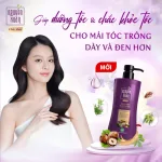 Dầu Gội Dược Liệu Nguyên Xuân Chắc Khỏe Cho Tóc Yếu 450ml - Màu Tím