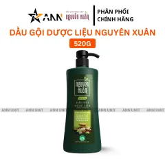 Dầu Gội Dược Liệu Nguyên Xuân Cho Tóc Hư Tổn 520g - Xanh Lá Đậm