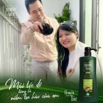 Dầu Gội Dược Liệu Nguyên Xuân Cho Tóc Hư Tổn 520g - Xanh Lá Đậm