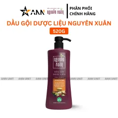Dầu Gội Dược Liệu Nguyên Xuân Cho Tóc Thường 520g - Chai Đỏ