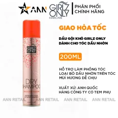 Dầu Gội Khô Girlz Only Màu Cam 200ml - Dầu Gội Khô Làm Phồng Tóc