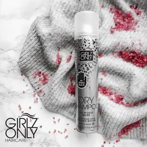 Dầu Gội Khô Girlz Only Màu Xám 200ml - Dầu Gội Khô Cho Da Đầu Nhạy Cảm