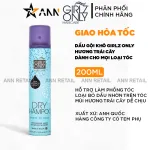 Dầu Gội Khô Girlz Only Màu Xanh 200ml - Dầu Gội Khô Hương Trái Cây