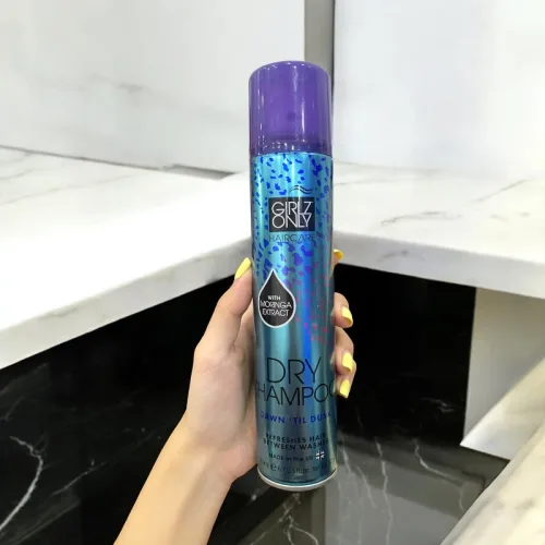 Dầu Gội Khô Girlz Only Màu Xanh 200ml - Dầu Gội Khô Hương Trái Cây