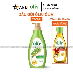 Dầu Gội Ôliu Ôliv Giúp Tóc Chắc Khỏe Bồng Bềnh 650ml - Tặng Dầu Tắm Oliu 3x Dưỡng Ẩm