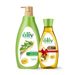 Dầu Gội Ôliu Ôliv Giúp Tóc Chắc Khỏe Bồng Bềnh 650ml - Tặng Dầu Tắm Oliu 3x Dưỡng Ẩm
