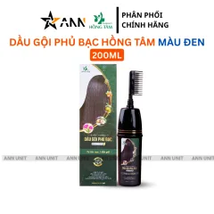 Dầu Gội Phủ Bạc Hồng Tâm Màu Đen 200ml