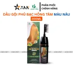 Dầu Gội Phủ Bạc Hồng Tâm Màu Nâu 200ml
