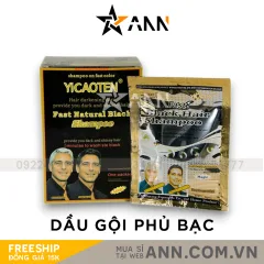 Dầu Gội Phủ Bạc YiCAOTEN Màu Đen Hộp 10gói