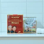 Dầu Gội Phủ Bạc Yicaoten Màu Nâu Hộp 10gói