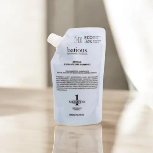 Dầu Gội Refill Batious Extra Volume Shampoo Màu Xanh Dạng Túi 300ml