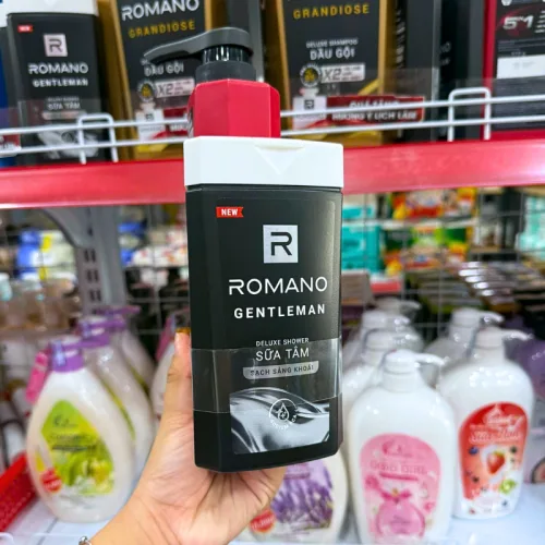 Dầu Gội Romano Sạch Gàu Anti - Dandruff Shampoo Attitude 5 In 1 650g - Dầu Gội Nam Chai Đỏ (Tặng Sữa Tắm Sạch Sảng Khoái)