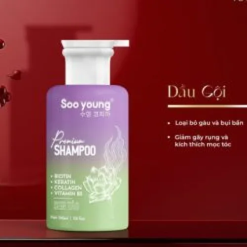 Dầu Gội Sen Tảo Soo Young 350ml