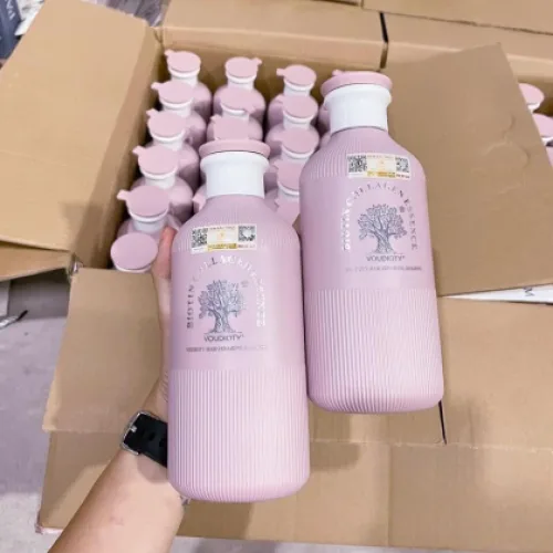 Dầu gội xả hấp dầu dưỡng tóc Biotin collagen essence pink 500ml