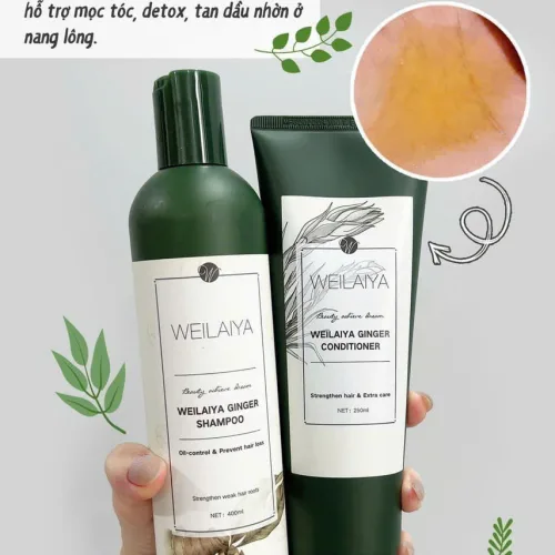 dầu gội xả Weilaiya dùng là ghiền