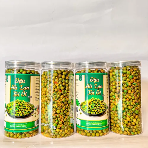 Đậu Hà Lan Tỏi Ớt Thơm Ngon 450g Hộp