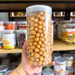 Đậu Phộng Da Cá Cốt Dừa Thơm Ngon 500g Hộp Pet