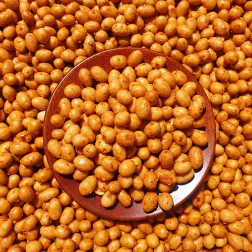 Đậu Phộng Da Cá Tỏi Ớt Thơm Ngon 500g Hộp