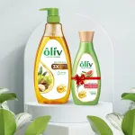 Dầu Tắm Ôliu Ôliv 3x Dưỡng Ẩm 650ml - Tặng Dầu Gội Ôliu Giúp Giảm Gãy Rụng Tóc