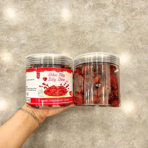 Dâu Tây Sấy Dẻo Thơm Ngon 250g Hộp