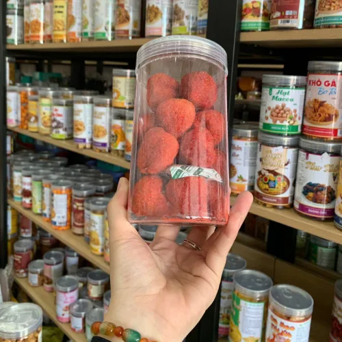 Dâu Tây Sấy Thăng Hoa Thơm Ngon 200g hộp