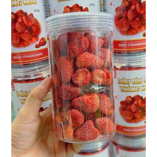 Dâu Tây Sấy Thăng Hoa Thơm Ngon 200g hộp