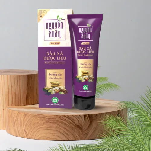 Dầu Xả Dược Liệu Nguyên Xuân Chắc Khỏe Cho Tóc Yếu 150ml - Màu Tím