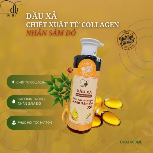 Dầu Xả Nhân Sâm Đỏ X6 Dr Di Hi