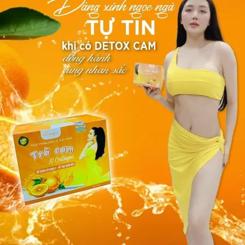 Detox Cam hỗ trợ giảm cân N-Collagen chính hãng