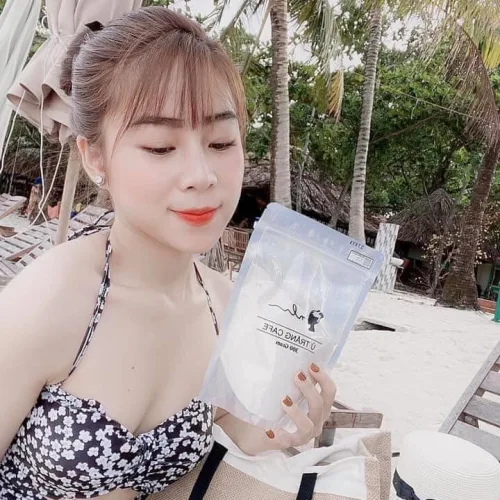 Đi biển cháy nắng đừng quên e Ủ Trắng Cafe