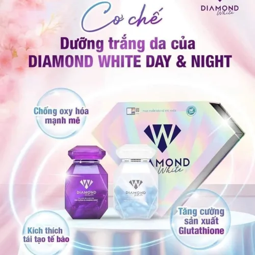 Diamond White Viên Uống Trắng Da Day and Night