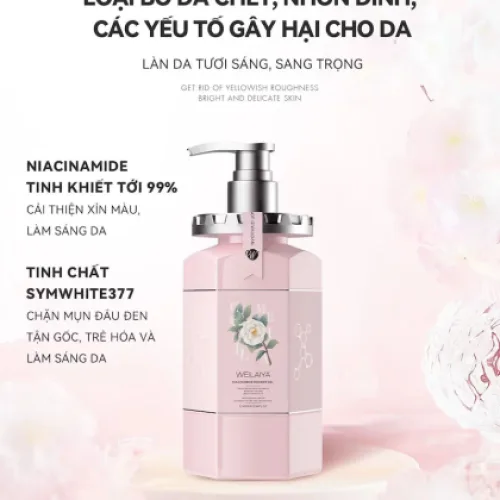 Điểm nổi bật của sữa tắm trắng da hoa trà Weilaiya
