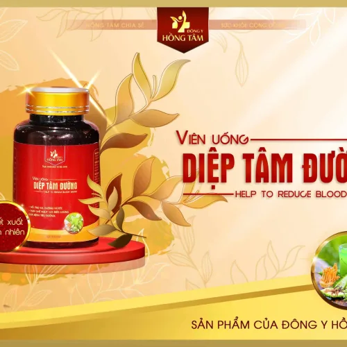 Diệp tâm đường ĐÔNG Y HỒNG TÂM hỗ trợ điều trị bệnh tiểu đường