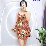 Đồ bộ áo hai dây quần đùi vải tonl