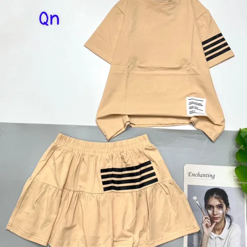 đồ bộ chân váy ngắn có quần  áo tay ngắn in 4 sọc