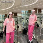 Đồ bộ form rộng thun nữ quần dài in chữ New York