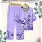 Đồ bộ in bông trung niên Có 3 size