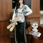 Đồ bộ latin mềm mịn quần dài tay dài in hình