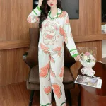 Đồ bộ latin mềm mịn quần dài tay dài in hình