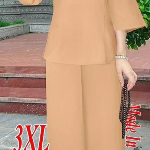 Đồ bộ mango quần dài áo cổ tàu có 2 size