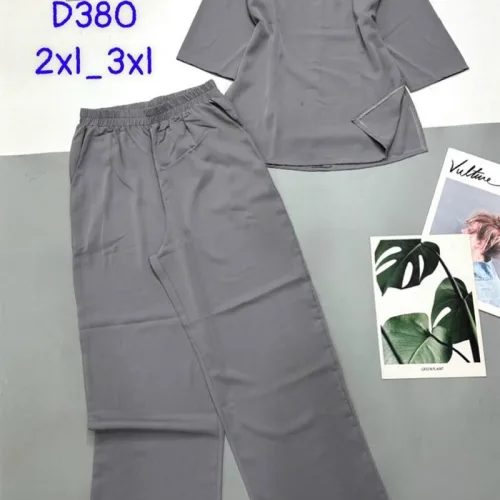Đồ bộ mango quần dài áo cổ tàu có 2 size