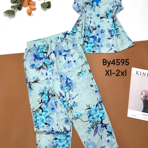 Đồ bộ mango quần dài áo sát nách cổ chữ v
