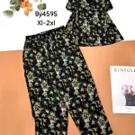 Đồ bộ mango quần dài áo sát nách cổ chữ v